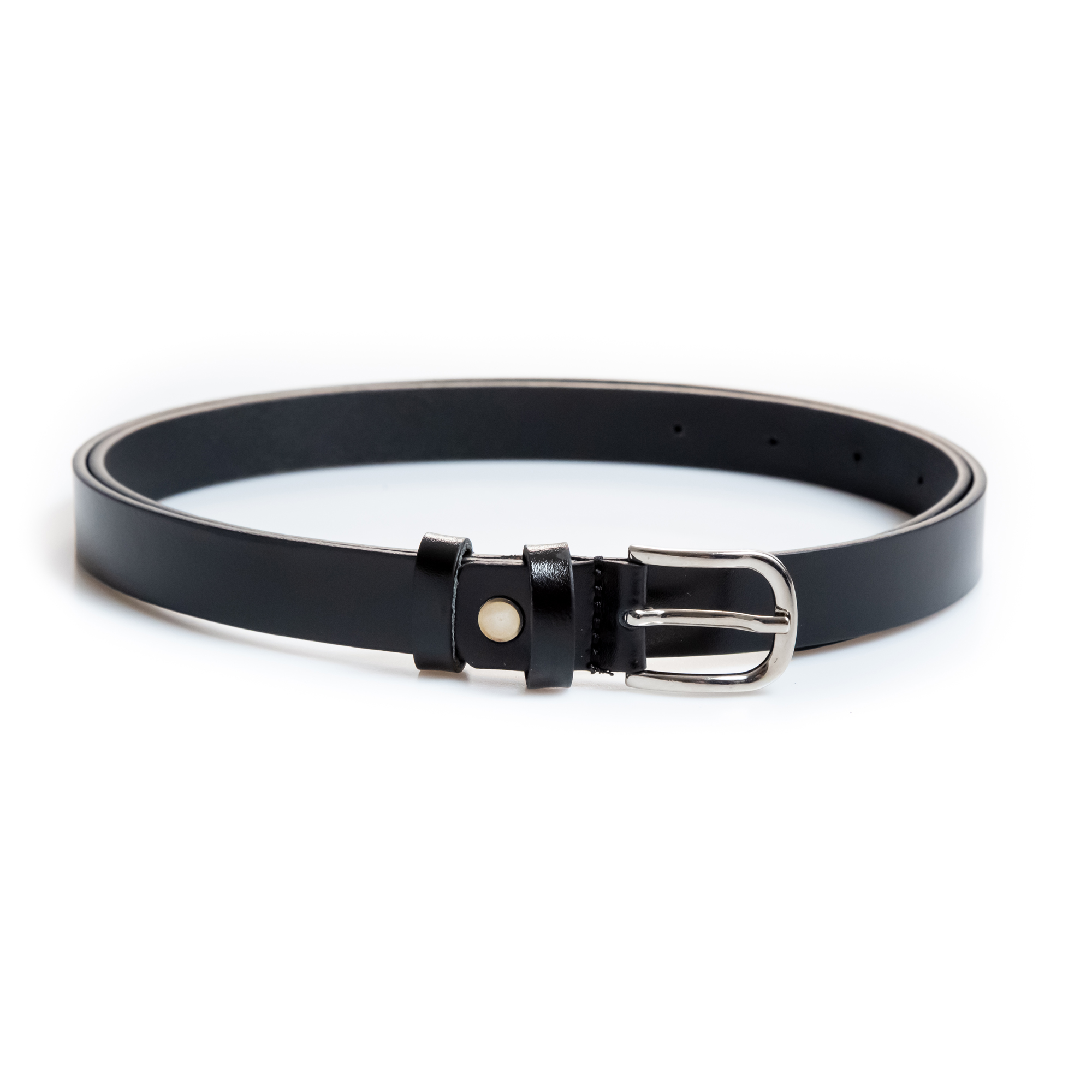 Curea dama piele naturala negru Olivia