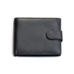 portofel negru din piele