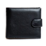 portofel negru din piele