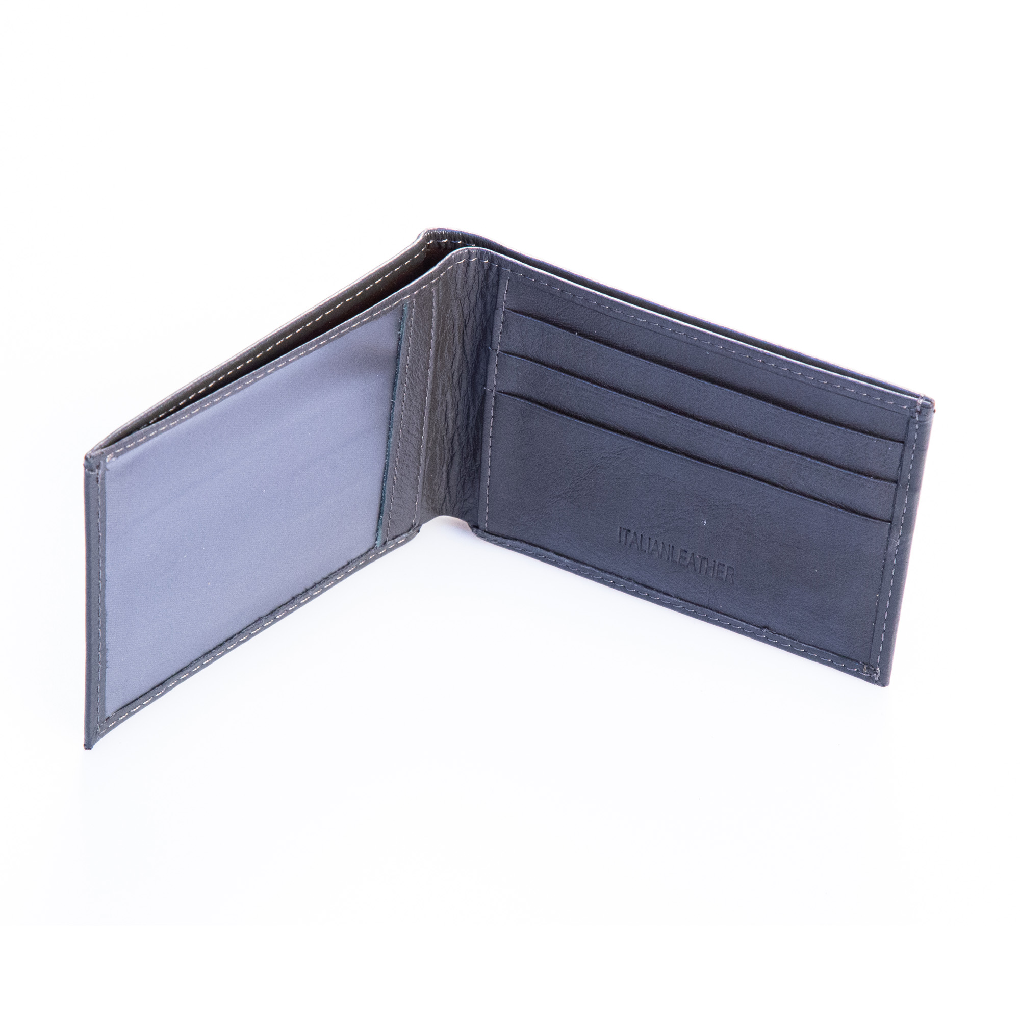 portofel bleumarin din piele