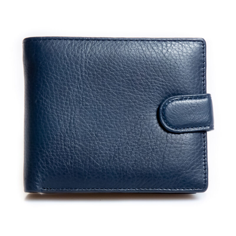 portofel bleumarin din piele