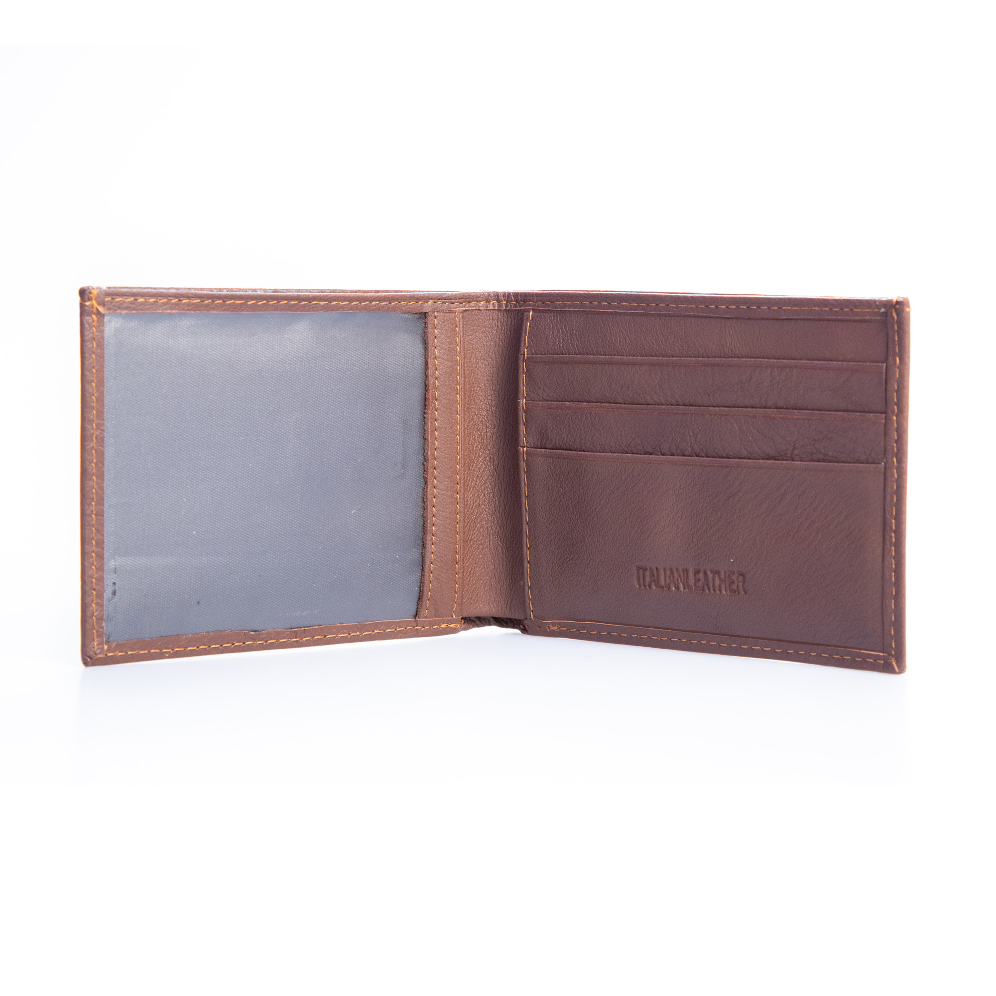 portofel culoare coniac din piele