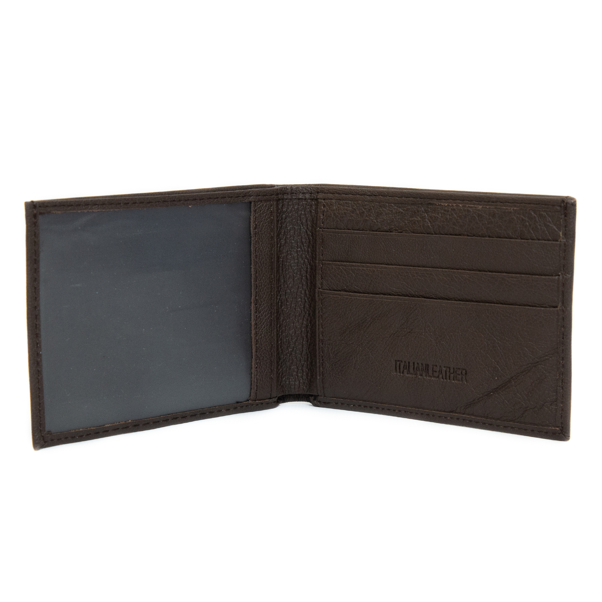 portofel maro din piele