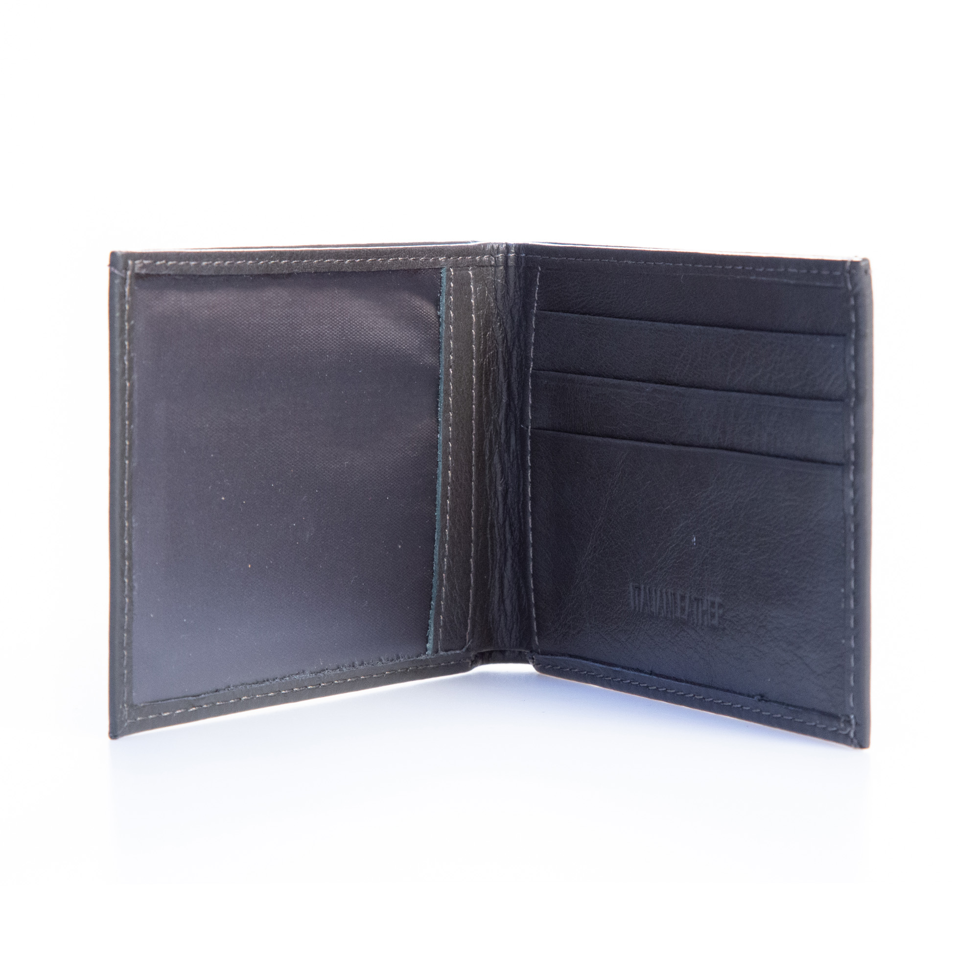 portofel negru din piele