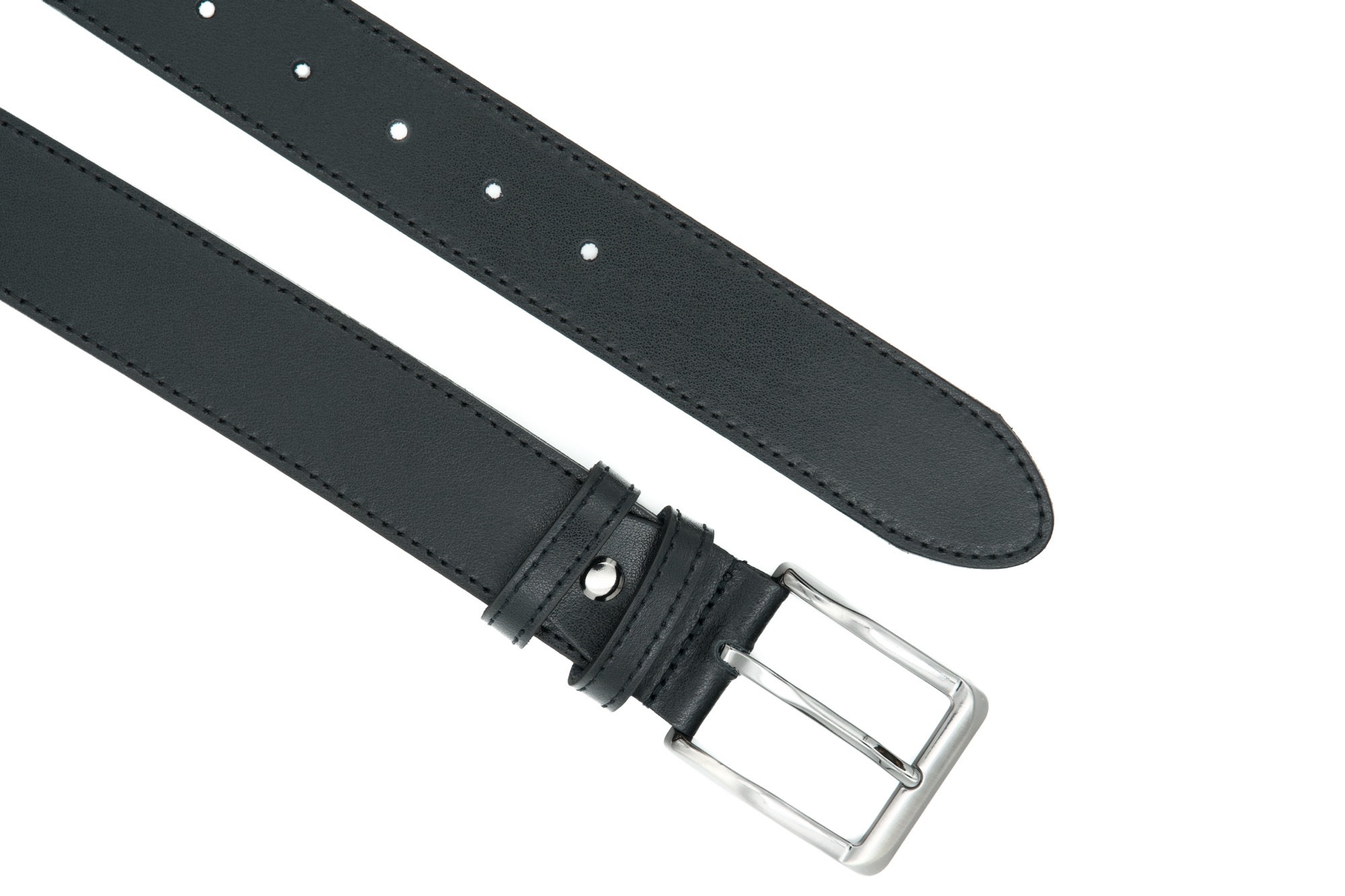 Curea barbati piele naturala negru Vitto - imagine 5